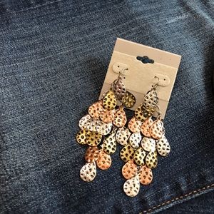 Brass Metal Earrings